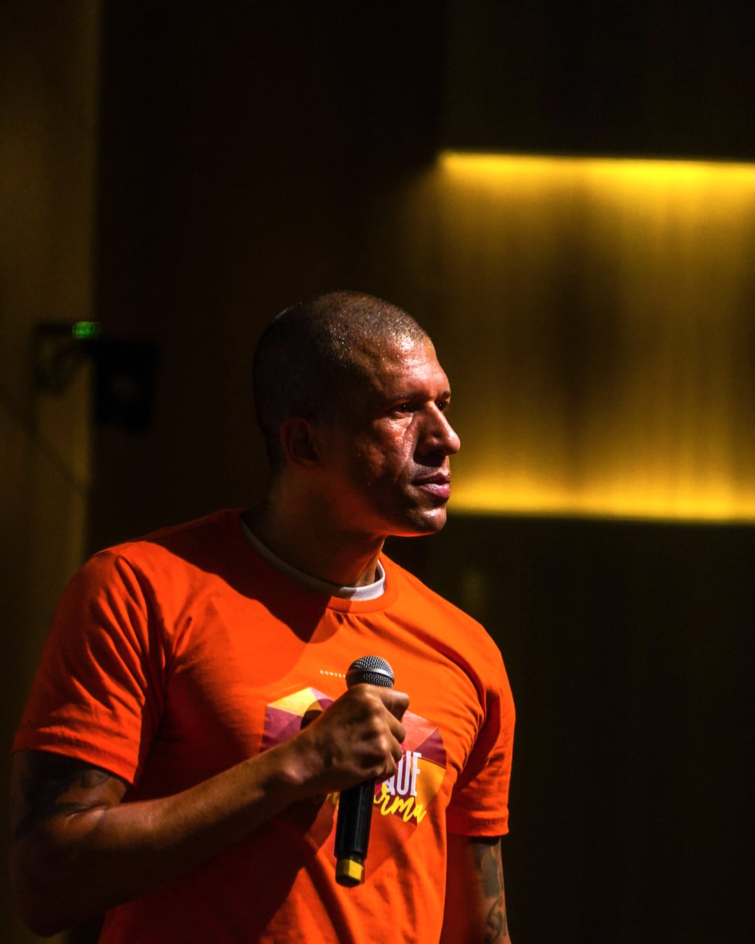 Douglas Viegas, o Poderosíssimo Ninja, em palco