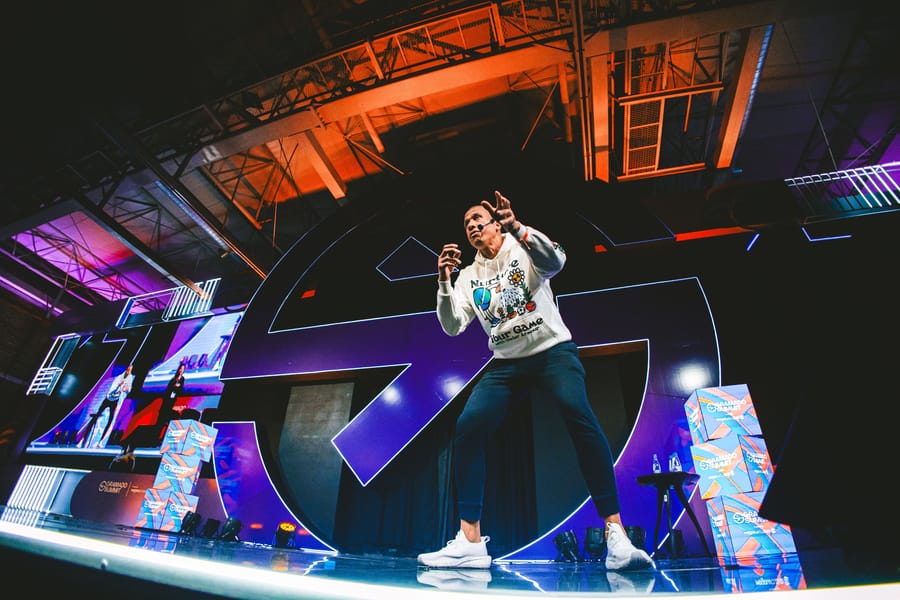 Douglas Viegas em evento de alta performance